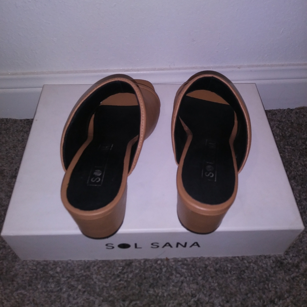 🚫NEW SOL SANA Owen Tan Mule💥 - Picture 3 of 7